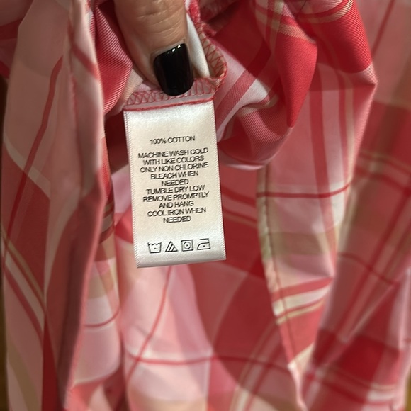 Foxcroft NYC wrinkle free button down - Picture 6 of 7